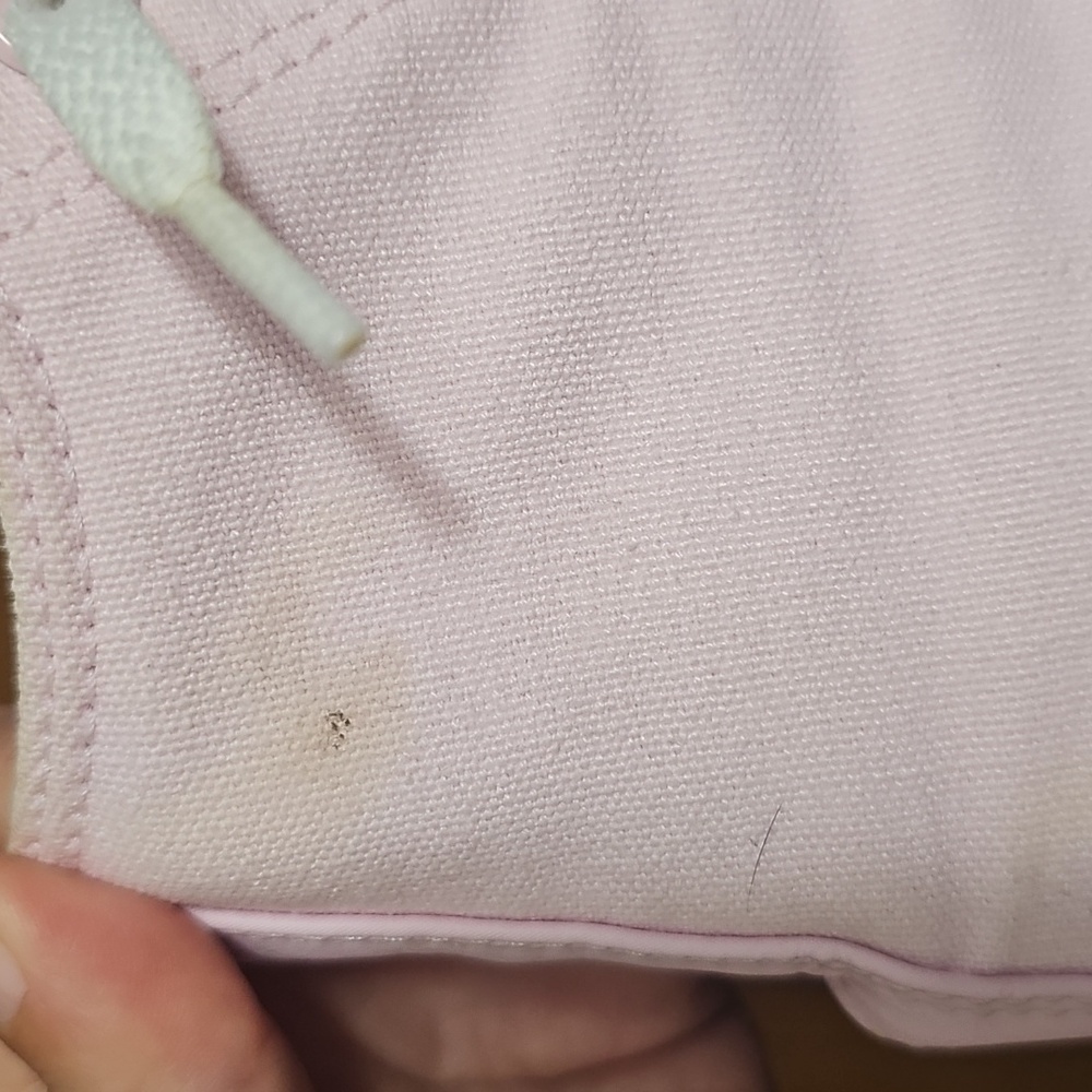 Converse Women's Pink High-Tops with Blue Accents - Picture 10 of 10